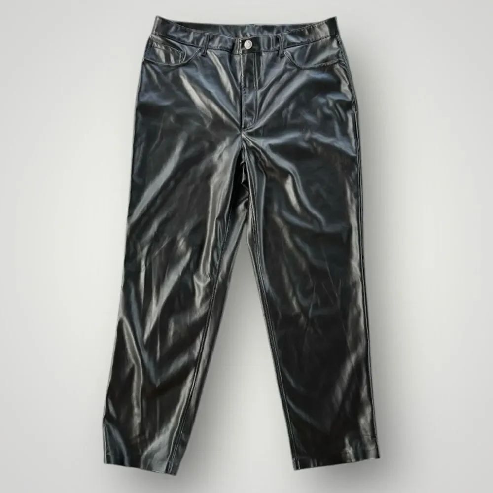🎉5 for $45🎉 Joie Faux Leather Pants Women Size 14 Black